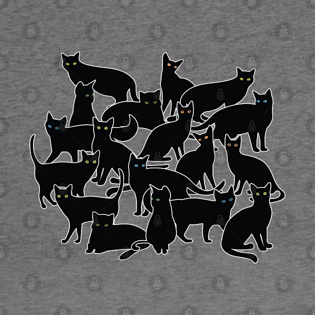 Black Cats - Professional Cat Herder by NusaKingdoms